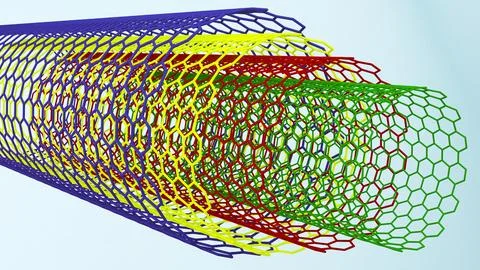 Background image of nanostructure, nanotechnology and microstructure used i.. Stock Photos