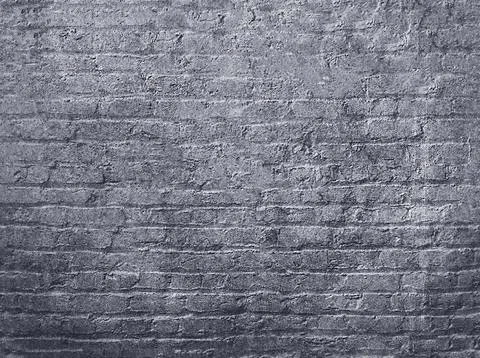 The background image of an old brick wall is gray Stock Photos