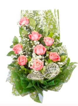 Background image of pink roses Foto stock