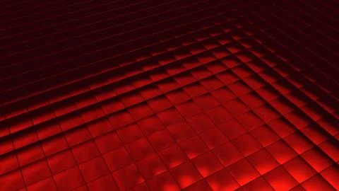 Background image with red tiles in perspective view 스톡 일러스트