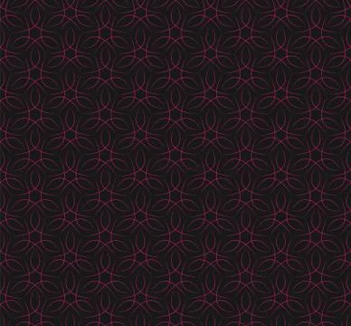 Background image of seamless red vine line repeat pattern. Illustrazione stock