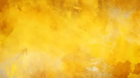 Background image of texture plaster on the wall in yellow tones in grunge style Stock Illustration