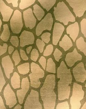 Background image of uneven spots on the surface of a golden-dirty color Stock Photos