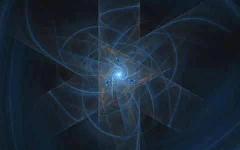 Background image for web design and graphics abstract blue star Stock Illustration