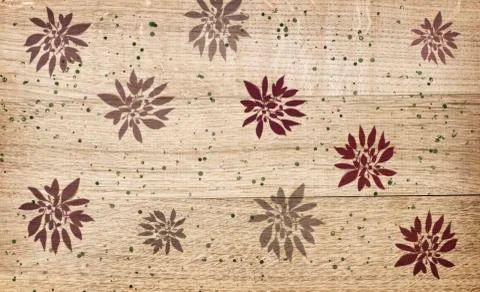 Background image: wood texture. Stock Illustration