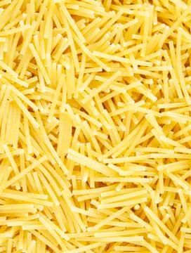 Background image of the yellow pasta Stock Photos