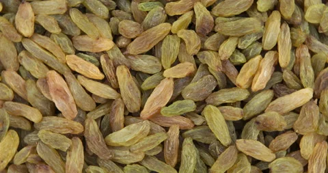 Background of indian raisins rotating close up Stock Footage 109193961