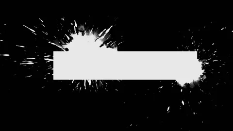Background Ink Blob Appearance - Stretched Rectangle Stock Footage 111007637
