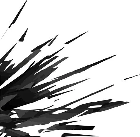Background of ink splattering. Black Paint Splatters Form. Texture background. イラスト素材