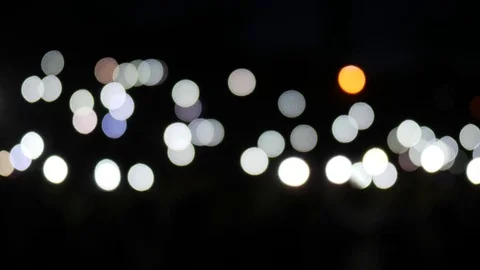 Background for inscription, colored dots on dark fond, many colored points on Stock Footage