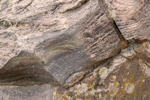 Background of an interesting layered stone Stock Photos