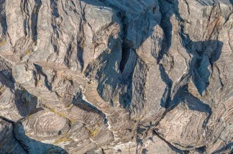 Background of an interesting layered stone 스톡 사진