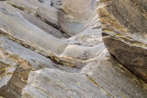 Background of an interesting layered stone Stock Photos