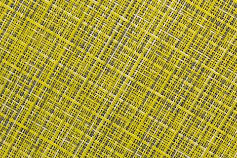 Background of interlaced multicolored lines, top view, diagonal Stock Photos