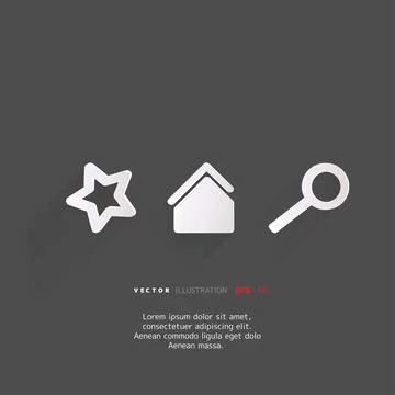 Background with internet page icons イラスト素材