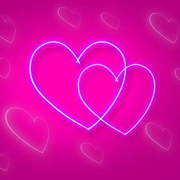 Background intertwinted indicating valentine day and affection イラスト素材