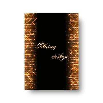 Background with iridescent lights Stock Illustration