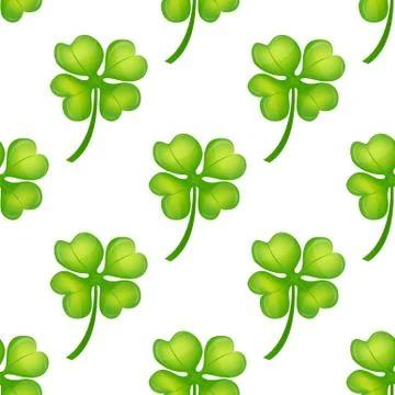 Background, Irish clover Stock Illustration