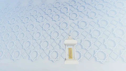 Background Islamic Arabic lantern, Ramadan Kareem Stock Footage 126267435