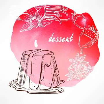 Background with jelly bean 스톡 일러스트