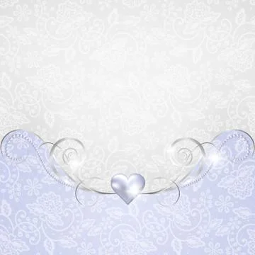 Background with jewelry frame Stock Illustration