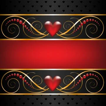 Background with jewelry frame Illustrazione stock