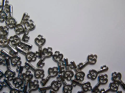 A background with keys and possibilities Stock Photos