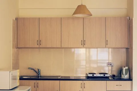 Background of kitchen Stock Photos