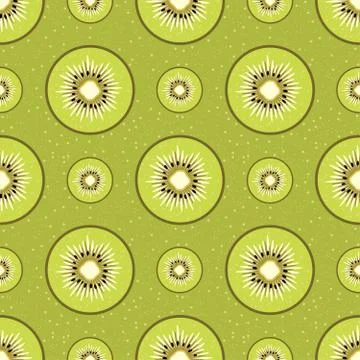 Background with kiwi. Stock Illustration