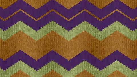 Background with a knitted texture, imitation of wool. Multicolored diverse li Stock Illustration