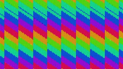 Background with a knitted texture, imitation of wool. Multicolored diverse li Stock Illustration