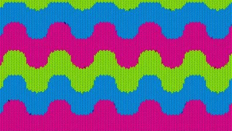 Background with a knitted texture, imitation of wool. Multicolored diverse li Stock Illustration