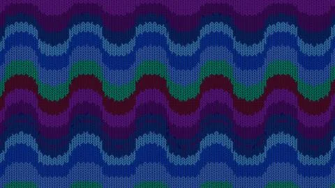 Background with a knitted texture, imitation of wool. Multicolored diverse li Stock Illustration
