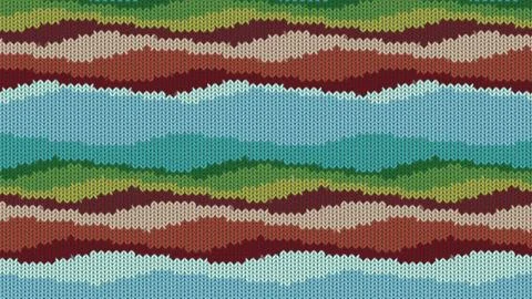 Background with a knitted texture, imitation of wool. Multicolored diverse li Illustrazione stock