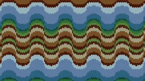 Background with a knitted texture, imitation of wool. Multicolored diverse li Illustrazione stock