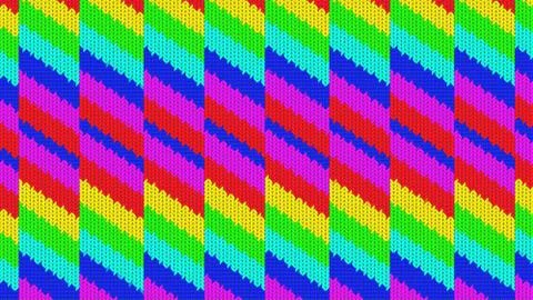 Background with a knitted texture, imitation of wool. Multicolored diverse li Stock-Illustration