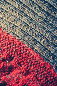 Background of knitting patterns Stock Photos