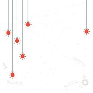 Background with lamps Stock Illustration