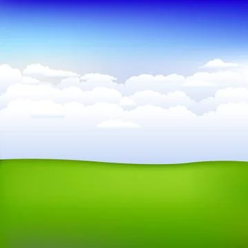 Background with landscape Stock Illustration