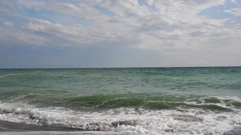 Background landscape view of Sudak Bay Stock Footage 297704019
