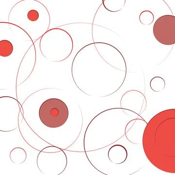 Background of large and small circles on a white background, abstraction Stock Illustration