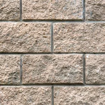 The background of the large stone bricks of grey Stock Photos