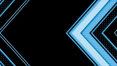 Background layered diagonal chevron shapes and dotted patterns animation Stock Footage 333919680