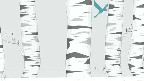 Background with leaves and trees Stock Footage 260998529