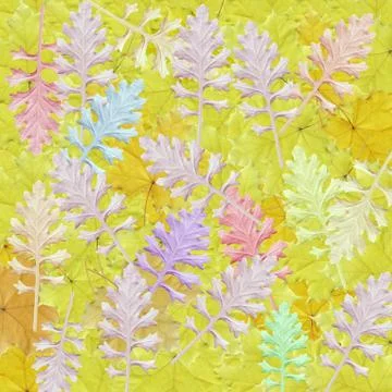 Background, leaves Stock Illustration