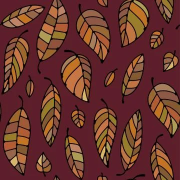 Background from leaves Stock Illustration