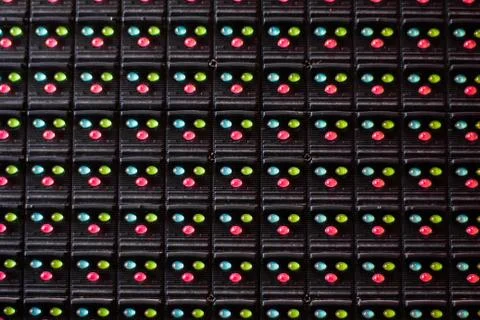 Background LED screen. Stock Photos