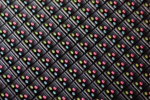 Background LED screen. Stock Photos