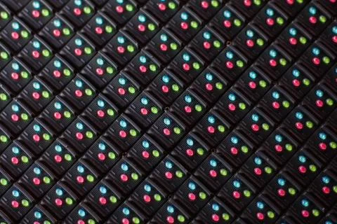 Background LED screen. Stock Photos