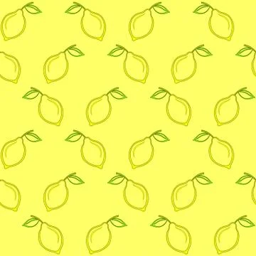 Background, lemons Stock Illustration